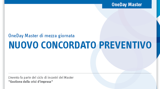 Immagine Nuovo concordato preventivo | Euroconference